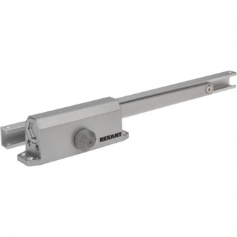 Доводчик дверной REXANT со скользящей тягой для установки на дверь весом до 65 кг Доводчик дверной REXANT со скользящей тягой для установки на дверь весом до 65 кг