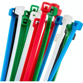 Хомут-стяжка REXANT нейлоновая 250x3,6мм, цветная (25 шт/уп)