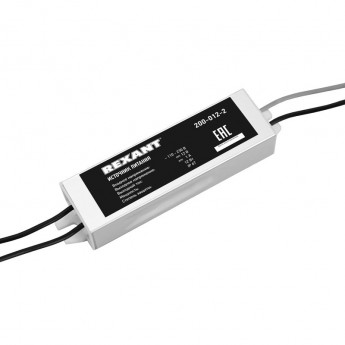 Источник питания REXANT 110-220 V AC/12 V DC 1 А 12 W с проводами влагозащищенный (IP67) Источник питания REXANT 110-220 V AC/12 V DC 1 А 12 W с проводами влагозащищенный (IP67)
