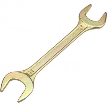 Ключ рожковый REXANT 24х27 мм, желтый цинк