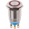 Кнопка антивандальная REXANT A19-C1 250В б/фикс красная 36-3450