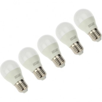 Лампа светодиодная REXANT 9,5 Вт E27 903 Лм 2700 K, 5 шт. Лампа светодиодная REXANT 9,5 Вт E27 903 Лм 2700 K, 5 шт.