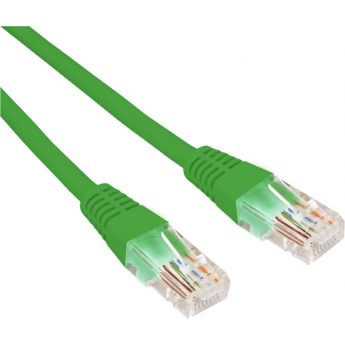 Патч-корд REXANT U/UTP 5e, RJ45-RJ45, неэкранированный, 26AWG, LSZH, зеленый, 5 м