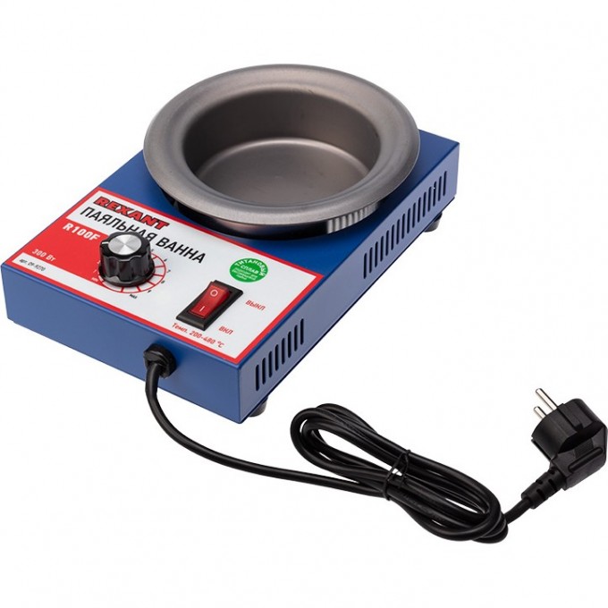 Паяльная ванна REXANT R100F 300 Вт бессвинцовая 09-9270 Паяльная ванна REXANT R100F 300 Вт бессвинцовая 09-9270