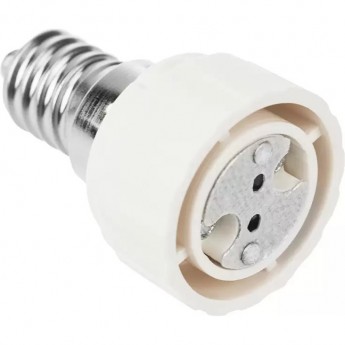 Переходник цокольный REXANT E14-GU5.3 белый