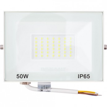 Прожектор светодиодный REXANT СДО 50Вт 4000Лм 5000K дневной свет белый корпус Прожектор светодиодный REXANT СДО 50Вт 4000Лм 5000K дневной свет белый корпус