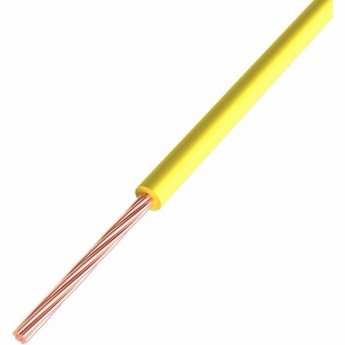 Провод ПГВА REXANT 1х0.75 мм² Cu желтый 200 м Провод ПГВА REXANT 1х0.75 мм² Cu желтый 200 м