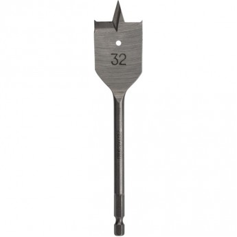 Сверло перовое по дереву REXANT 32х152 мм (шестигранный хвостовик) Сверло перовое по дереву REXANT 32х152 мм (шестигранный хвостовик)