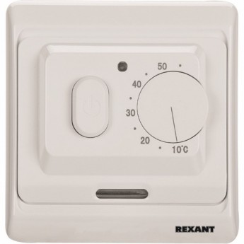 Терморегулятор механический REXANT с датчиком температуры пола и воздуха (3680 Вт) Терморегулятор механический REXANT с датчиком температуры пола и воздуха (3680 Вт)