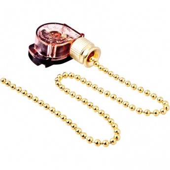 Выключатель для настенного светильника REXANT с цепочкой 270 мм «Gold» Выключатель для настенного светильника REXANT с цепочкой 270 мм «Gold»