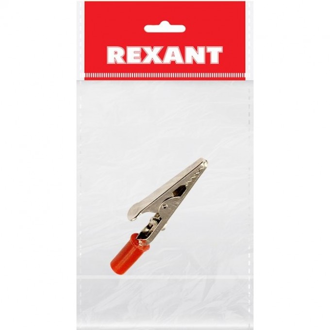 Зажим крокодил REXANT 15 А 53 мм 16-0009 Зажим крокодил REXANT 15 А 53 мм 16-0009
