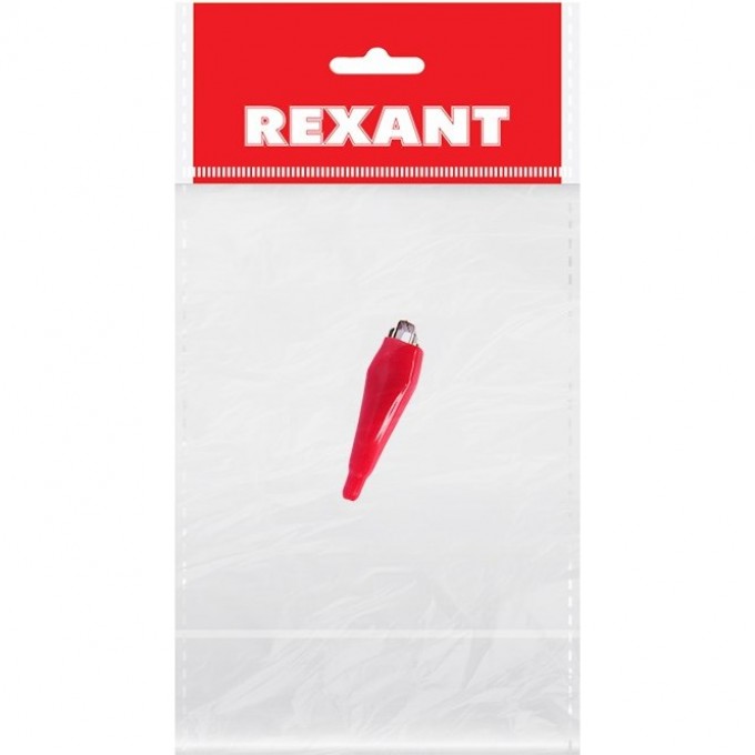 Зажим крокодил REXANT 5 А 56 мм в изоляторе 16-0003 Зажим крокодил REXANT 5 А 56 мм в изоляторе 16-0003