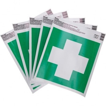 Знак медицинского назначения "Аптечка первой медицинской помощи" REXANT с хедером;200х200 мм Знак медицинского назначения "Аптечка первой медицинской помощи" REXANT с хедером;200х200 мм